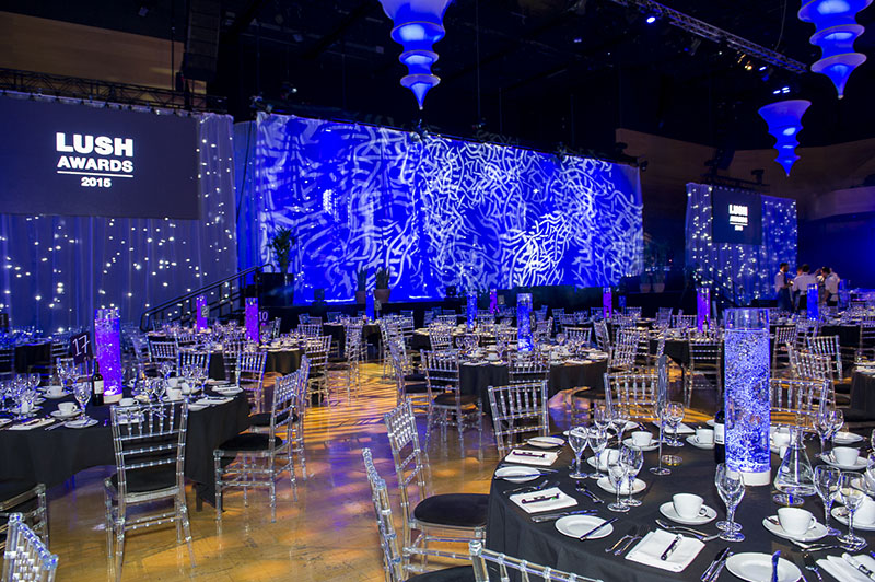 Chauvet LED fixtures at Lush Awards 2015