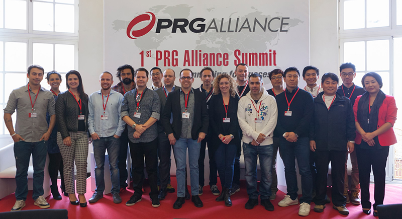 Members of PRG Alliance at the first PRG Alliance Summit held during ProLight + Sound 2015