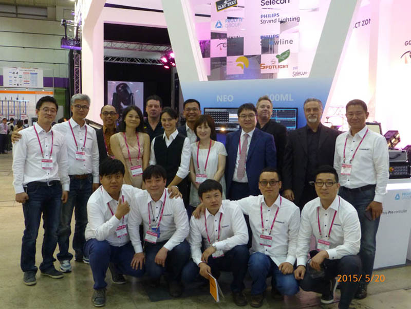 The Tongsuh staff celebrates 20 years at KOBA 2015.