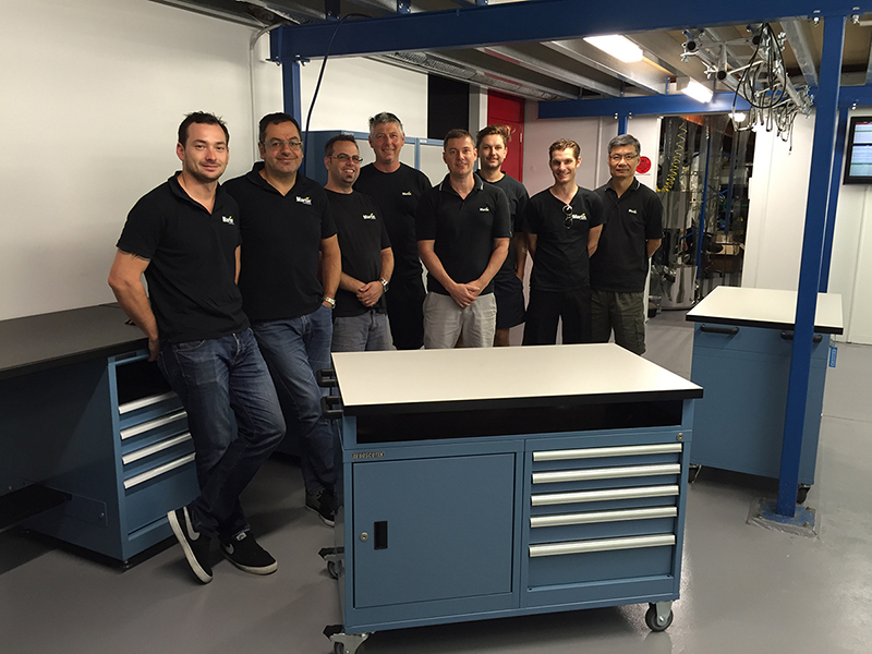 A new dedicated control system featuring a computer running Martin M-PC has been installed so that fixtures can be easily and correctly tested