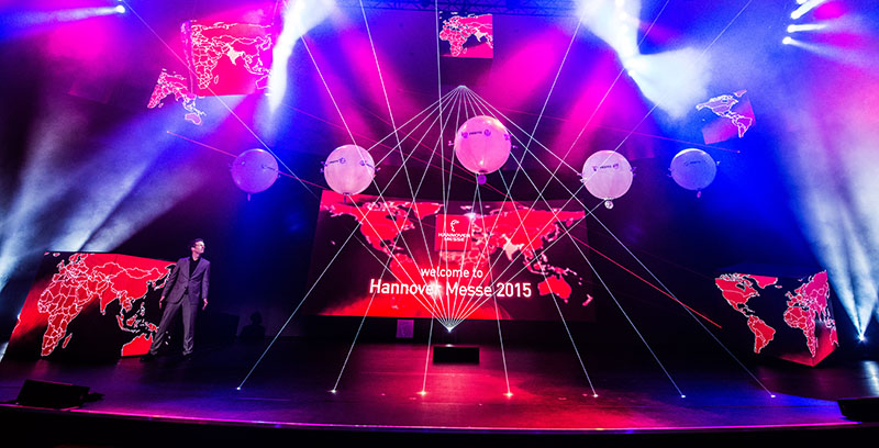 Tarm Lasers was named the official supplier of laser shows and equipment to the Hanover Industrial Fair