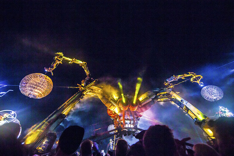 in addition to these key areas of the site, the company also supplied the touring lighting rig for Friday night’s Other Stage headliners Rudimental (LD Jonny Gaskell) (c) Louise Stickland