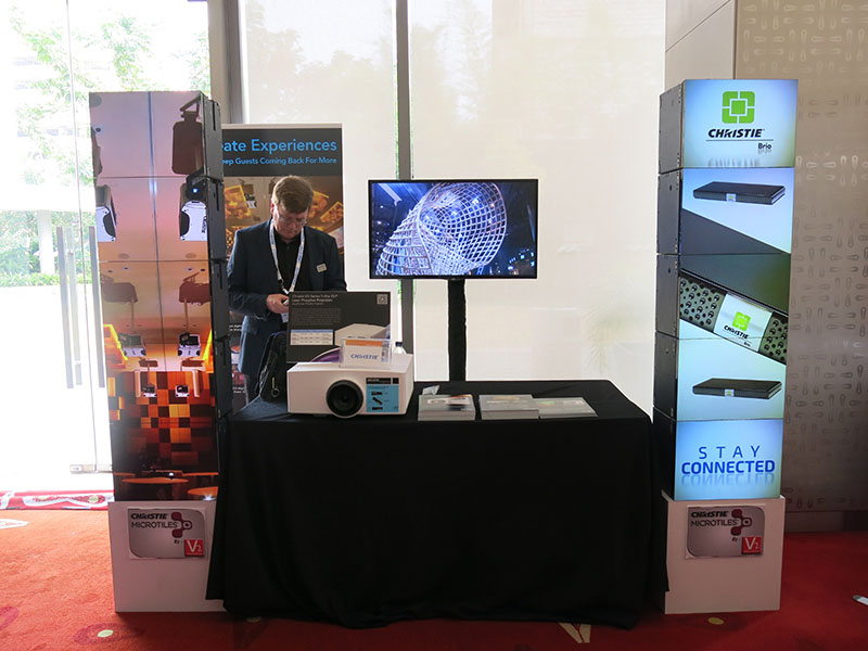 Christie will be showcasing its MicroTiles, Brio Enterprise and GS Series at the summit
