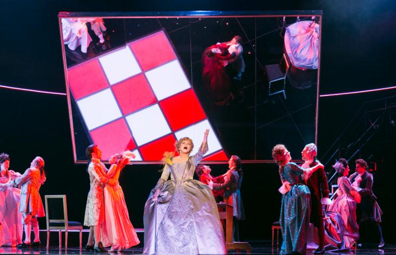 The Vari-Lite VL4000 Spot luminaires were integral for signifying transitions in time of day, venue and mood.
