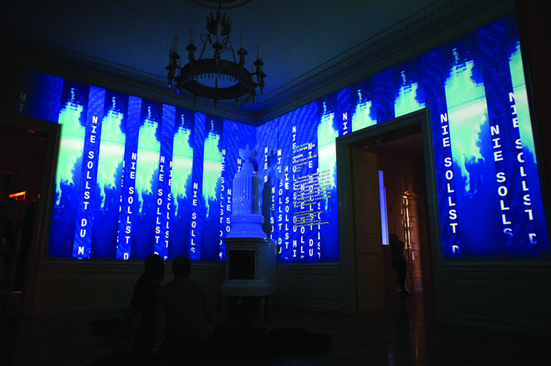 Taken by Emily Handley, of Lohengrin (Royal Swedish Opera) designed by Conor Murphy