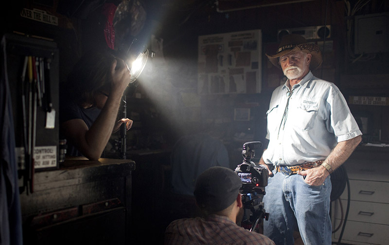 Zylight F8-100 LED Fresnels light the self-funded Legacy Project by Brent Foster.