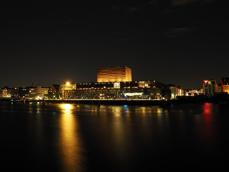 ETC’s Danish dealer Bico has replaced 40 aging and energy-inefficient halogen fixtures which light the stage tower of the Royal Danish Playhouse with just 17 ETC Selador Desire D60XTI Lustr+ LED fixtures.