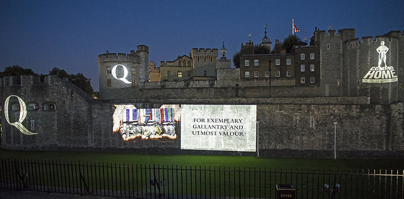 Tower of London Event Honoring Wounded Veterans Includes Clay Paky Mythos Fixtures