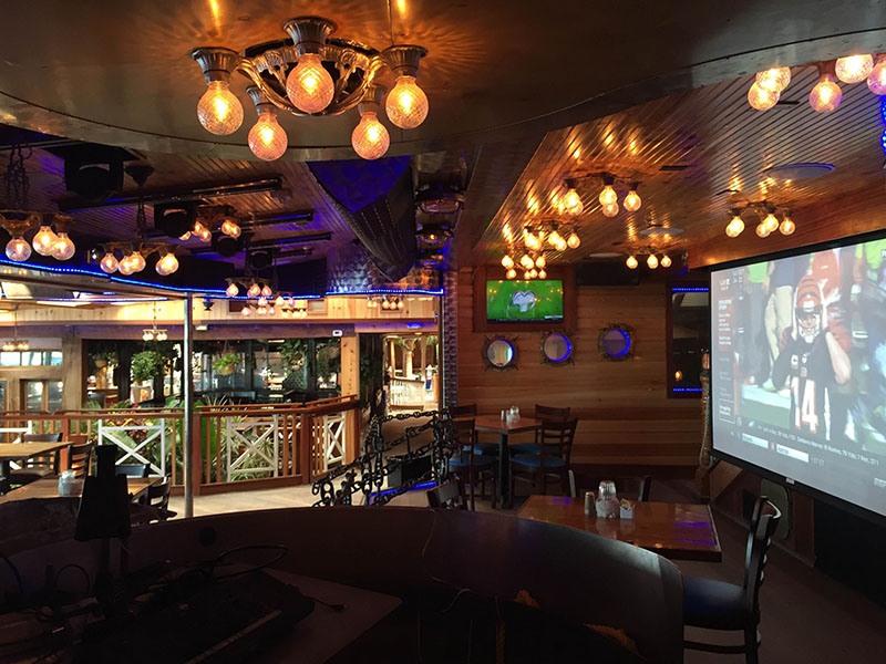 Seacrets AV manager Jason Cruz relied on GC Pro for new systems for the Beach, Old Main Bar and Pier stages that included Chauvet Rogue fixtures and other gear from Elation and ADJ along with a variety of audio gear.