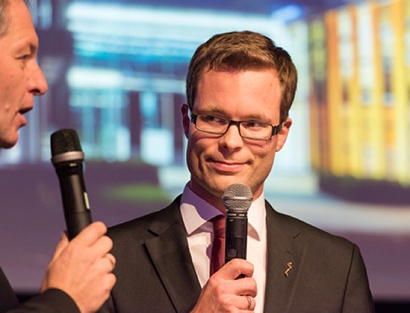 AV Stumpfl, a leading manufacturer of show control, multimedia and screen technology, opend a new headquarters facility recently and also named Tobias Stumpfl, pictured here, CEO.