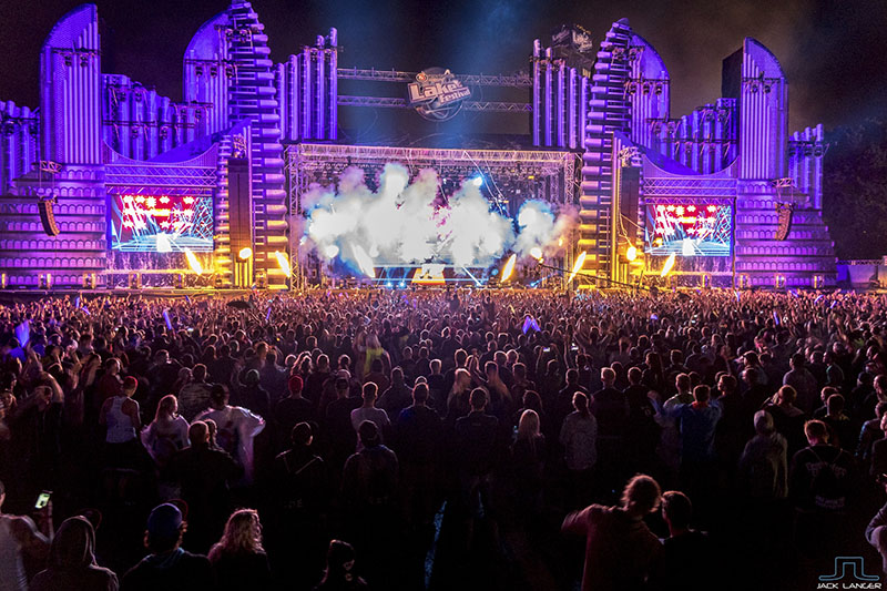 Austria's Lake Festival Lit with grandMA2-controlled Mythos and Sharpys. Photo by Jack Langer