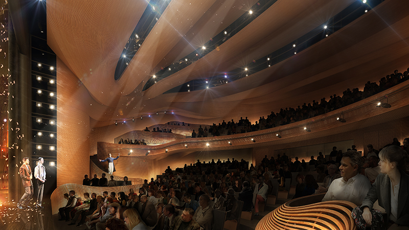 Alliance Theatre rendering courtesy Alliance Theatre