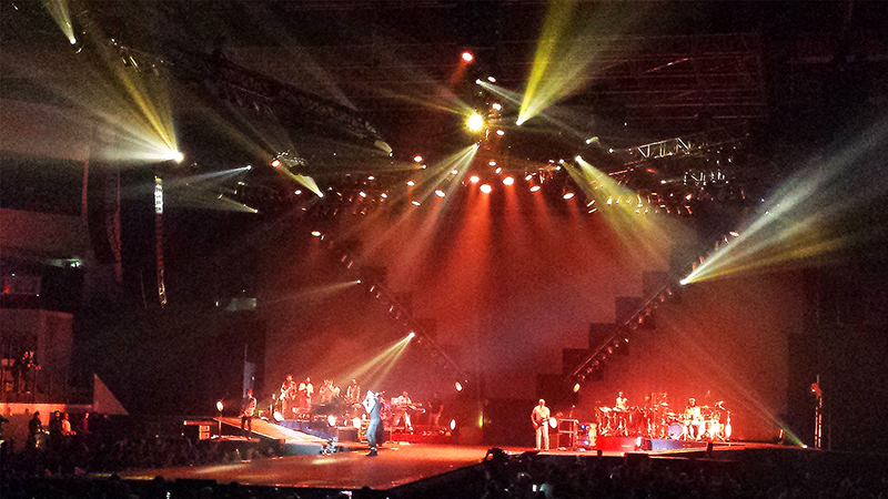 Jovanotti lit by DTS in Rimini