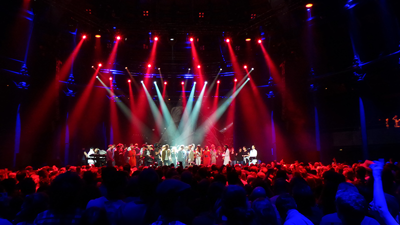 Nile Rodgers and Chic Lit with Clay Paky Fixtures in U.K. Venues