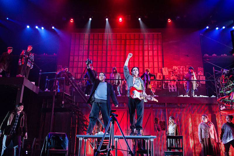 University of Northern Iowa Production of 'Rent' Includes Elation Platinum Series, Colour Chorus LED Fixtures, photo by Jessica Kray