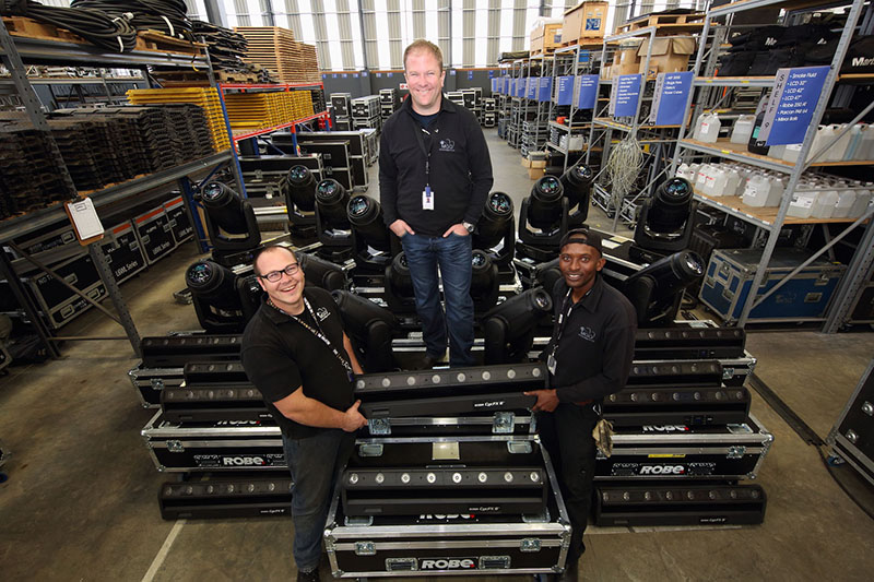 MGG, one of the fastest growing South African technical production and solutions companies, has invested in more Robe equipment with the purchase of 12 BMFL Blades, 12 CycFX 8s and 12 DL4S Profiles. Pictured here, owner Mark Gaylard.
