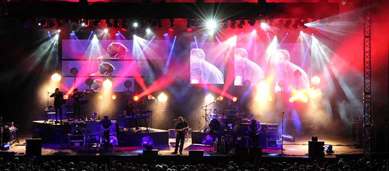 Fineline Providing Avolites Titan and Ai for Visual Control at Big 2015 Festival Gigs. Pictured here, Eden 2015