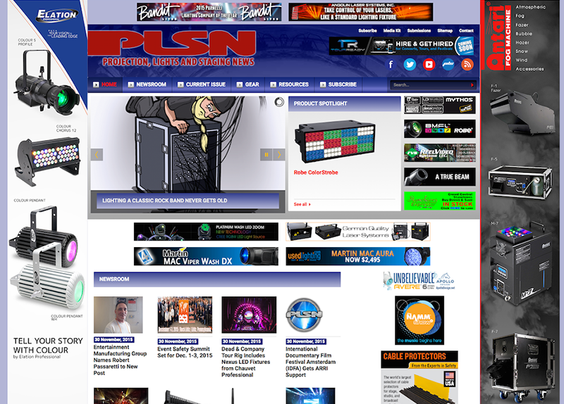 The new home page