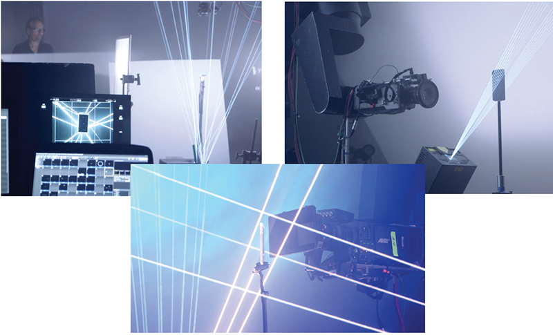 Laser Visuals Enhance Samsung Galaxy S6 Android Smartphone Launch