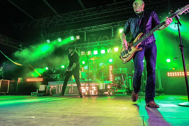 For the Eli Young Band's recent show at at the 4,000-capacity Nutty Brown Café & Amphitheatre, Dave Carr added 24 Next NXT-1 moving LED panels from Chauvet Professional to his rig, which had already included Chauvet Nexus 4x4s. Carr says the fixtures came recommended by Josh Peikert and Erich Meitzner of Hoopty Lights, the band's preferred Midwest-based lighting vendor.