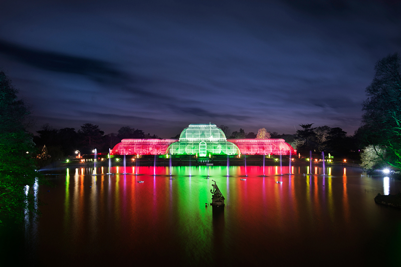 White Light Uses SGM to Light Christmas at Kew