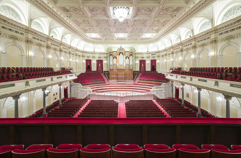 Royal Concertgebouw Concert Hall in Amsterdam. Photo by Hans Roggen