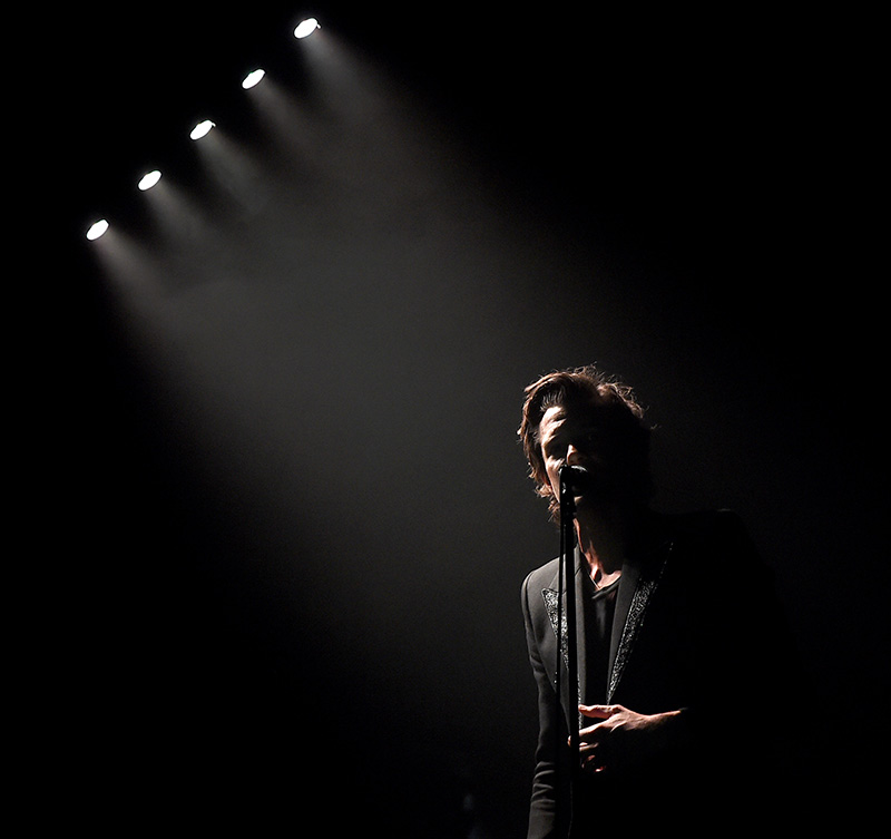 Brandon Flowers Lit with Ayrton MADesign Solution. Getty image courtesy Kevin Winter and Ayrton