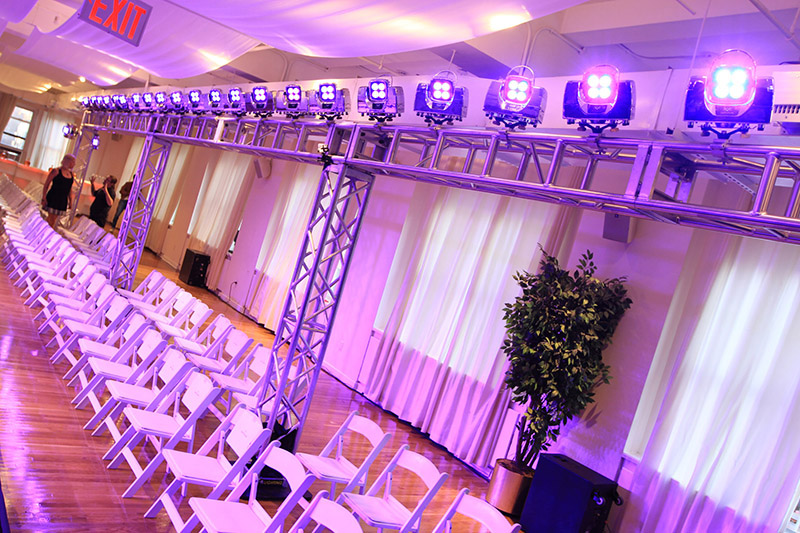 LD Blaine Hentz used Chauvet Professional WELL FLEX units for downlighting at New York Fashion Week events.