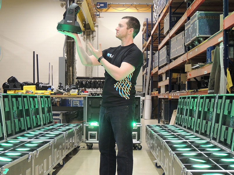 ILC's Steven Burdsall with Elation's Volt Q5