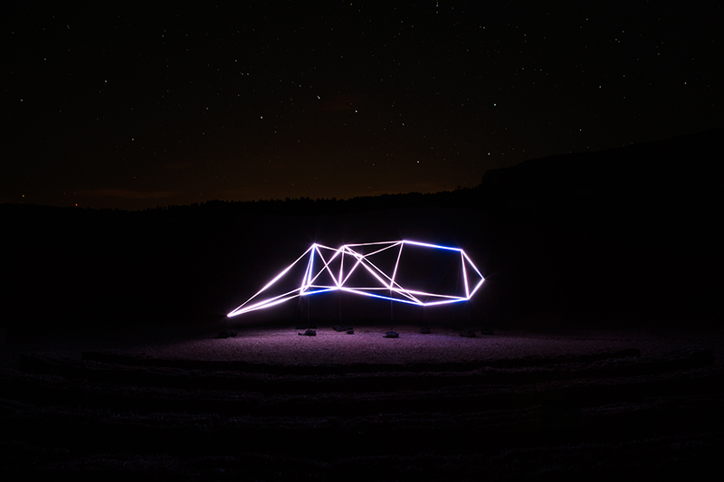 The first NightRay Outdoor Fest at the Gorges du Verdon in southeastern France