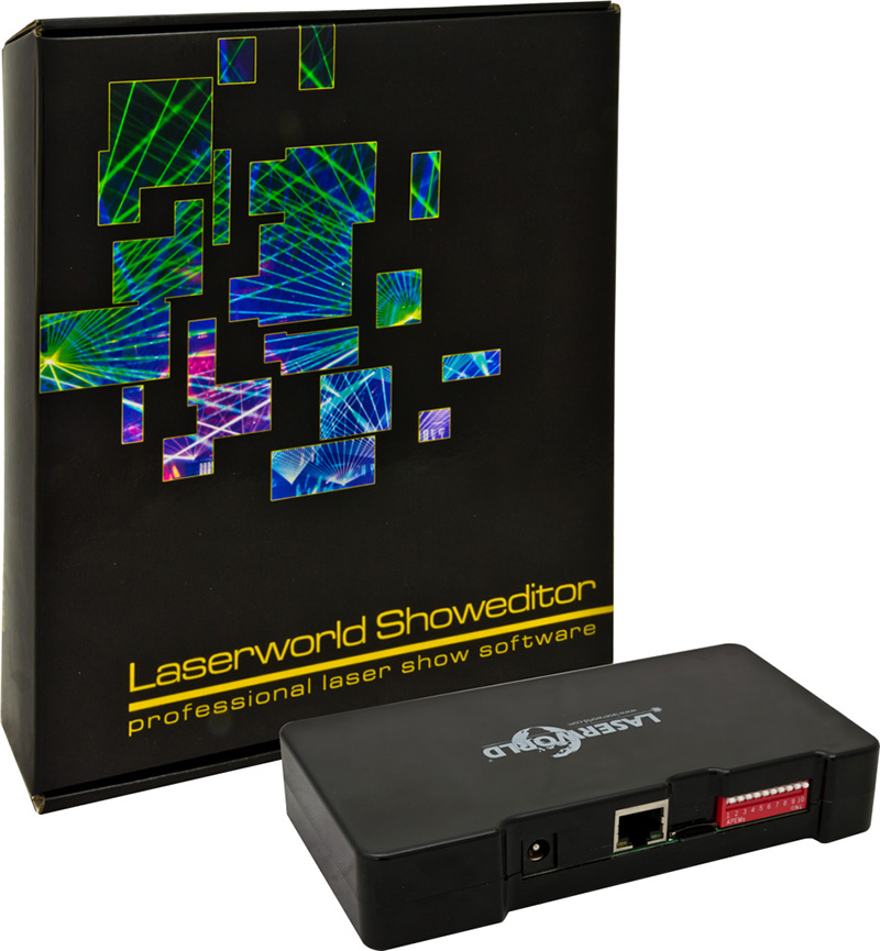Laserworld Showeditor 2015 with ShowNET LAN interface