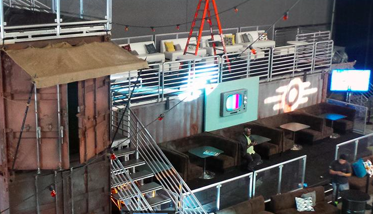 All Acces Staging supported the launch party for the video game, Fallout 4, in Los Angeles last month.
