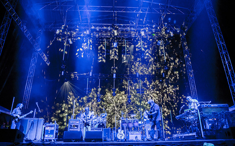 String Cheese Incident Tours with Robe BMFLs. Photo by Dave Vann