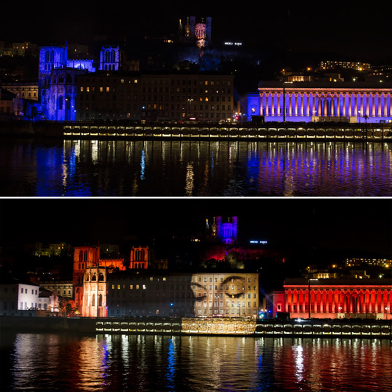 Rental company GL events Audiovisual provided the SGM fixtures.
