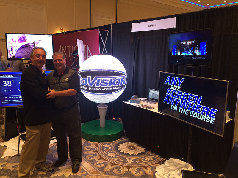GoVision's Chris Curtis and ECS founder Bob Bockhold