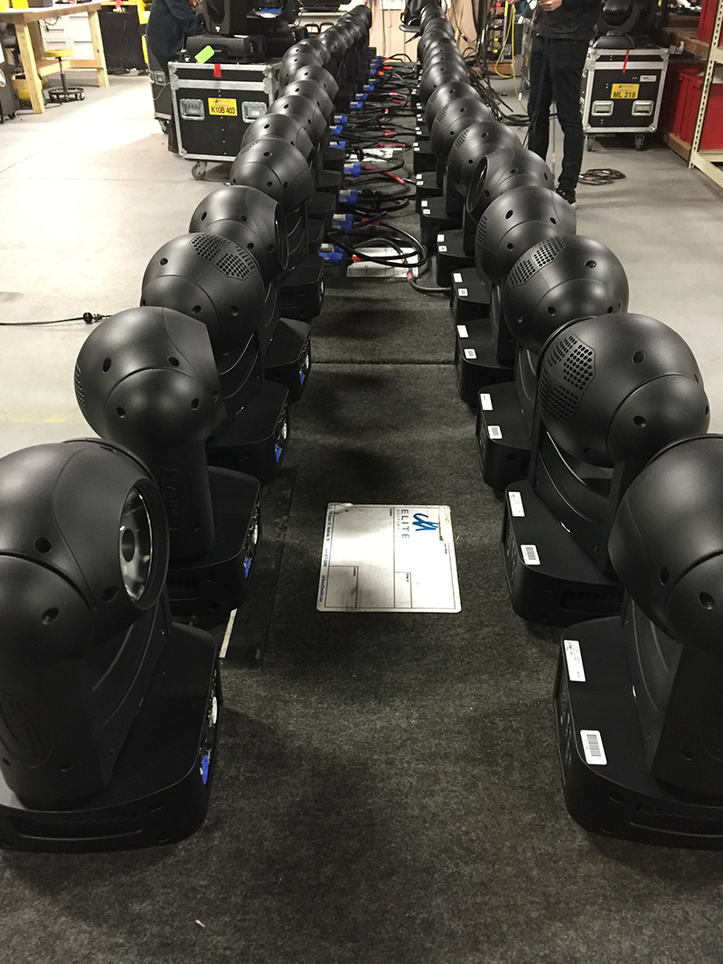 Elation ACL 360i fixtures at Elite Multimedia