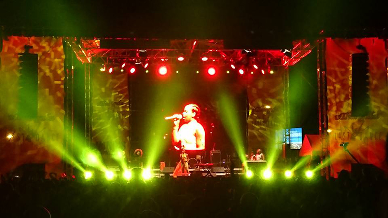 Shaniel Laloo lit the event with Chauvet gear.