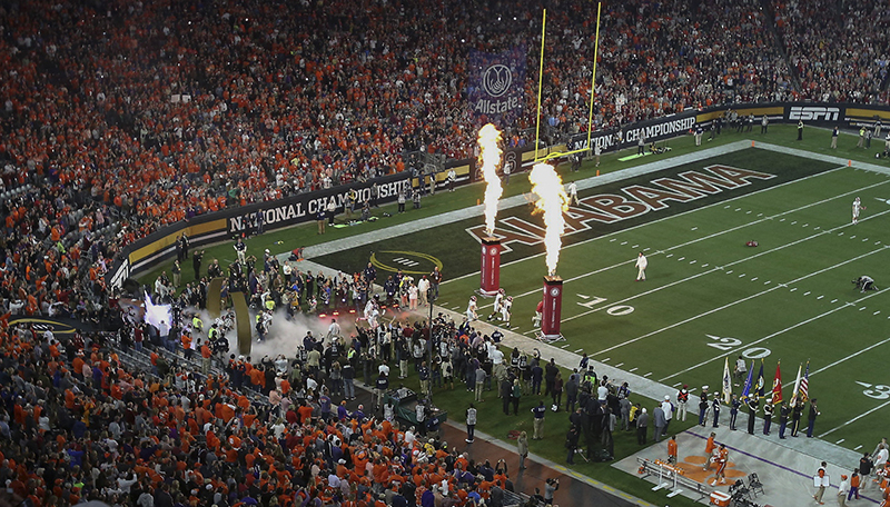 National Football Championship in Glendale, AZ