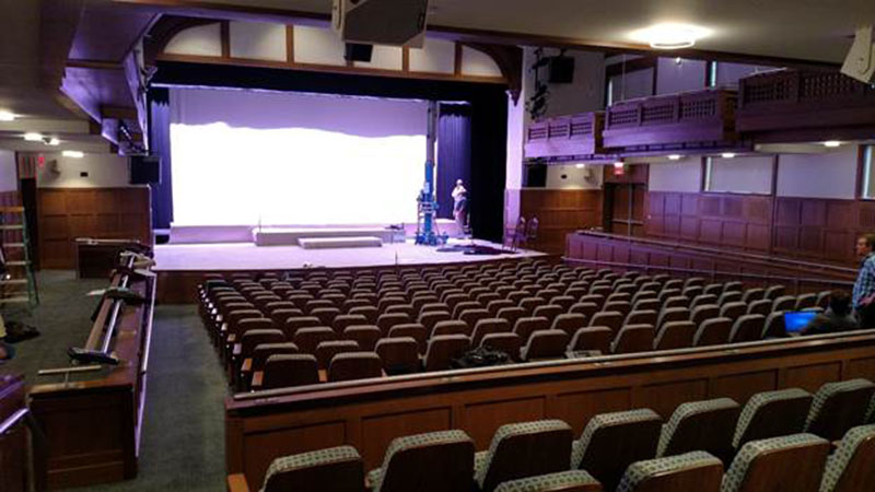 Norwalk, CT-based Theatre Projects played a key role.