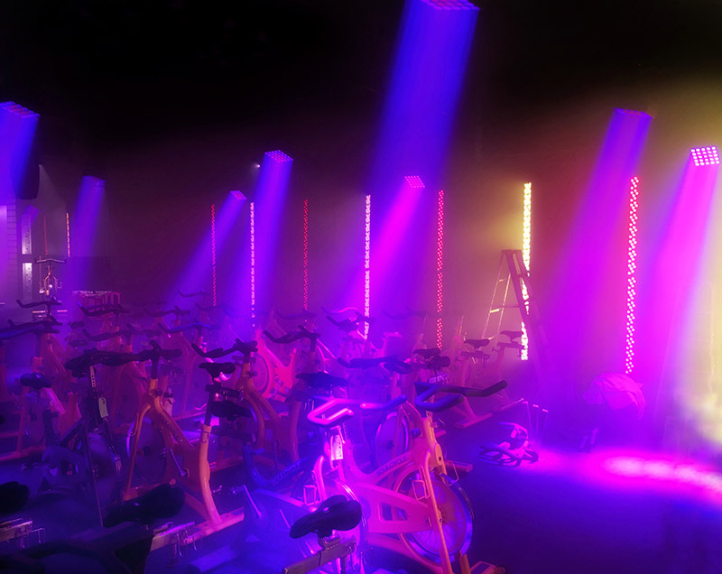 LD Barrett Hall used 45 Next NXT-1 moving LED panels from Chauvet Professional