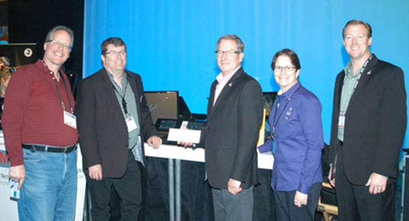 Mark Heiser (BTS Foundation), Brian Dowd (A.C.T Lighting) and Rick Rudolph, Lori Rubinstein, and Todd Spencer (BTS Foundation).