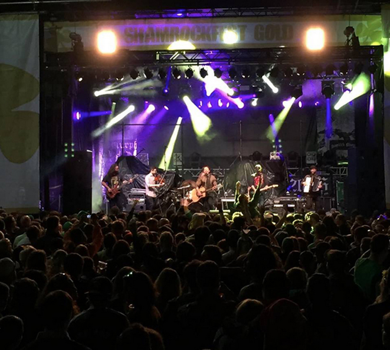 Washington DC's ShamrockFest Turns RFK Stadium Green with Chauvet Rogue Fixtures'
