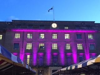 Guildhall in Cambridge, UK