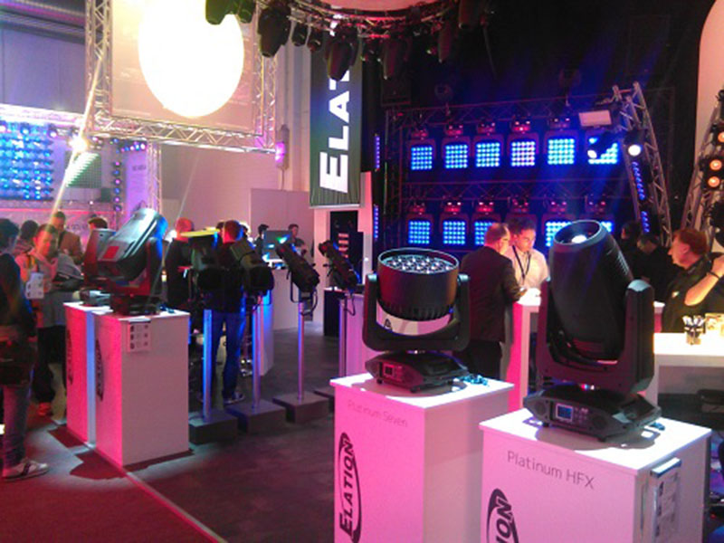 Elation booth, Prolight + Sound 2016