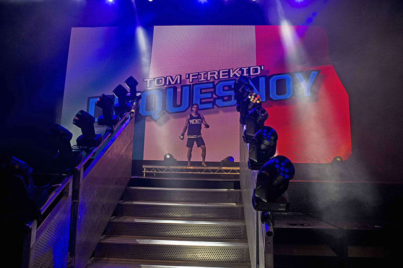 Just Lite's John McGuinness and LD Andrew Harris used Robe fixtures for the mixed martial arts tournament in Dublin.