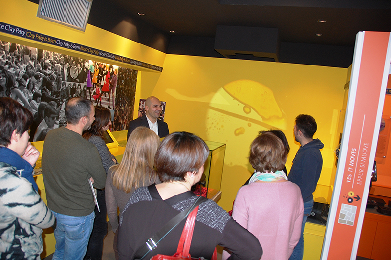 The event took place at the museum near the company's headquarters in Seriate on March 15.