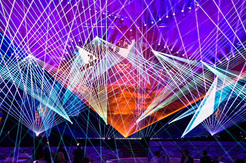 PRG used Laserworld Group lasers at Prolight+Sound
