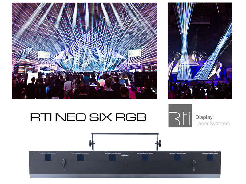 Laserworld Launched RTI NEO SIX RGB Beam Arrays at Prolight + Sound 2016 in Frankfurt, Germany