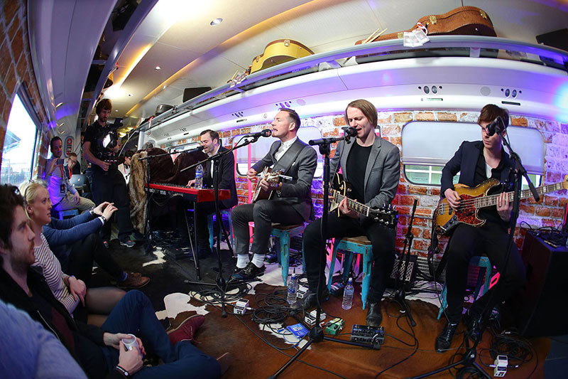 Maestra Lights Interior of a Train for Virgin Radio Relaunch