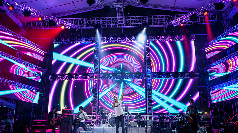 Ruisheng Lighting & Audio provided GLP LEDs for the Dinghushan Festival in China